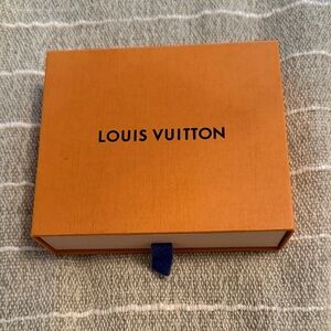 Louis Vuitton Orange Gift Box with Blue Tab